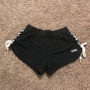 VS PINK Lace-Up Shorts